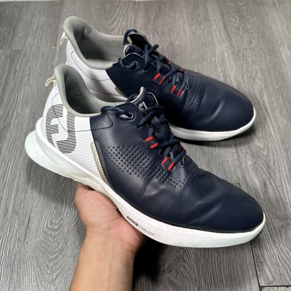 FootJoy Men's FJ Fuel Golf Shoe Size 10.5 Medium -  Blue White